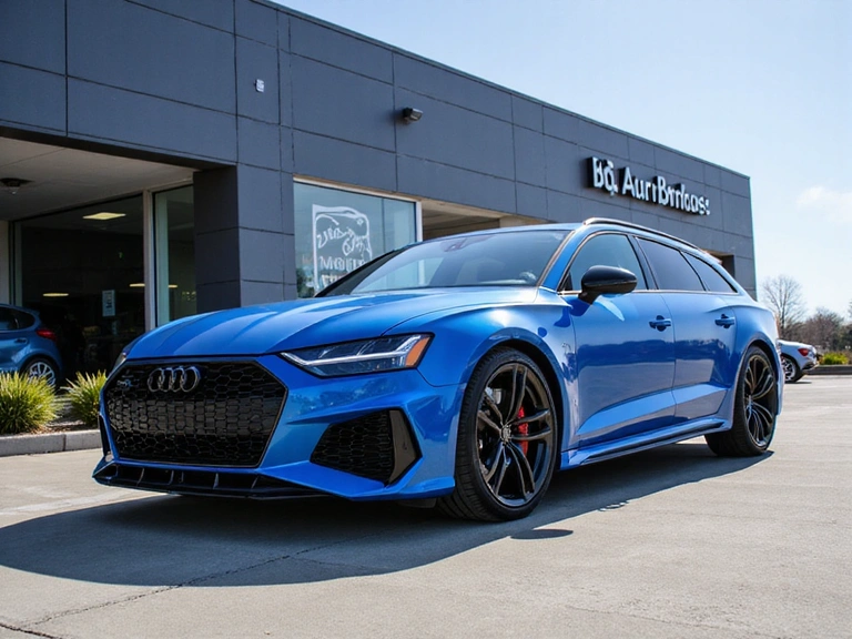 Audi RS6 Avant in Blau