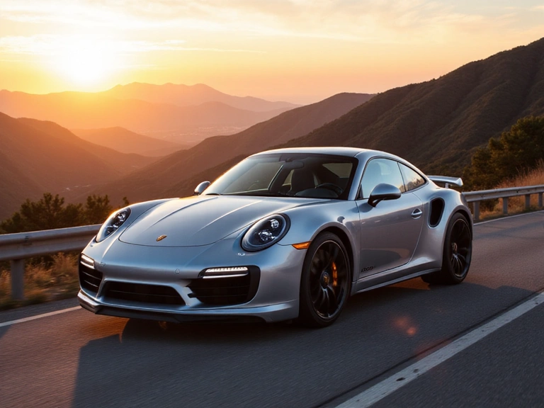Porsche 911 Turbo S in Silber